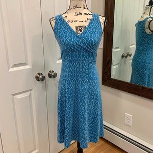 Teal cotton summer dress